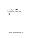 FLEX 6809 Relocating Assembler