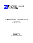 Program Block Editor and Compiler (PBEC) For Hercules