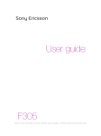 F305 User guide