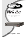 HDMI® 1.3 to 3GSDI Scaler