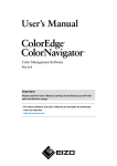 ColorEdge ColorNavigator User`s Manual