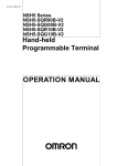 NSH5 Series - Programmable Terminal - Operation Manual
