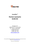 AssayMax Human Lysozyme ELISA Kit