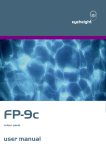 FP-9c colour panel user manual