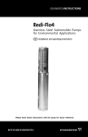 Grundfos Redi-Flo 4 Pump User Manual - Enviro