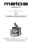 COMBI-KETTLE Installation and Operation Manual
