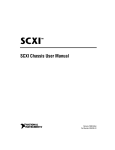 SCXI Chassis User Manual