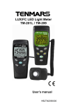 LUX/FC LED Light Meter TM-201L / TM-209