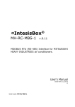 IntesisBox MH-RC-MBS-1 English User Manual