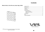 LED Matrix light manual STL-025