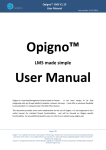 Opigno&trade; LMS V1.13 User Manual