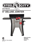 40535GH - 6" Deluxe Jointer - Steel City Tool Works