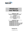 WideScope User Manual - Raz-Lee