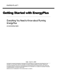 Getting Started with EnergyPlus