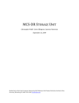 MCS-DRSTORAGE UNIT - Electrical and Computer Engineering