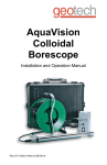 AquaVISION Colloidal Borescope Users Guide