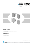 User Manual - INTEC Controls