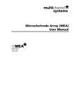 Microelectrode Array (MEA) User Manual