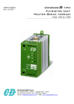 CD3000S-1PH Thyristor Unit Heater Break version
