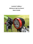Lumintrek TrailBlazer LED Bicycle Light User Manual Model: TB-3000