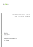 Station Setup Guide to Access OMIE Information Systems