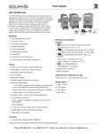 Sola Hevi-Duty SDN-P Series Power Supply