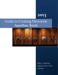 Guide to Creating Electronic Appellate Briefs