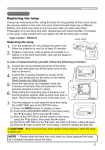 HITACHI Projector CP-X2020/CP-X2520/CP