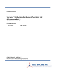 Serum Triglyceride Quantification Kit (Fluorometric)