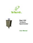 Rigel 1550 User Manual