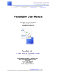 PowerEsim User Manual