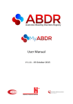 ABDR User Manual  - National Blood Authority