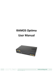 RAMOS Optima - standard manual v1.1