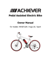 Pedal Assisted Electric Bike