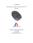 User Manual of Smart charger for Dual Li-Ion Button