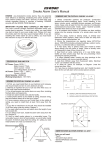 DSW98D Smoke Alarm User`s Manual