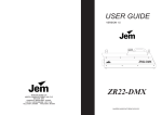 jem zr22-dmx user manual - pdf