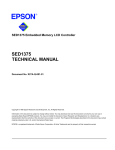 SED1375 Technical Manual