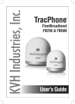 TracPhone FB250 and FB500 User`s Guide