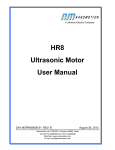 HR8 Motor User Manual