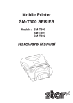 Mobile Printer SM-T300 Hardware Manual