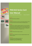 PISO-813 Series Card User Manual
