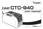 Ciaat CTC-940 User Manual