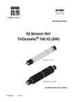 IQ SensorNet TriOxmatic 700 Sensor User Manual