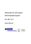 Advantech Windows CE .NET 4.1 User Manual