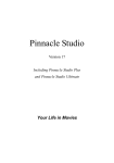PDF Pinnacle Studio 16 Manual