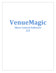 Venue Magic`s Software User`s Manual - SIRS-E