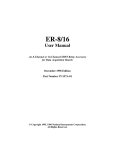 ER-8/16 User Manual - National Instruments