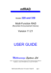 USER GUIDE - Multimessage Systems Ltd