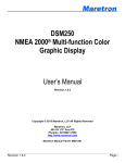 DSM250 User`s Manual